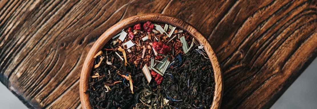 powder filled brown bowl